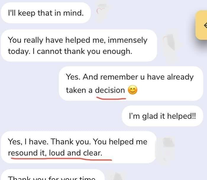 Client message 12